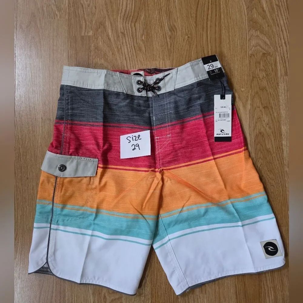 RIP CURL - NEW Boys 'All Time' Board Shorts Sz 22, 24,25,26,27, 28,29,30 - Picture 14 of 16